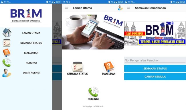 Semakan BR1M Lebih Mudah Menerusi Applikasi Android & iPhone