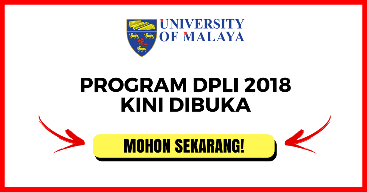 Permohonan Program Dpli 2018 Online Universiti Malaya