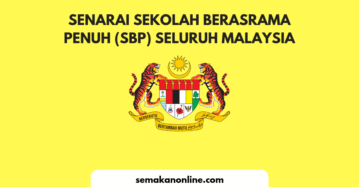 Di sbp malaysia terbaik Senarai SBP
