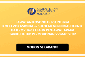 Jawatan Kosong - Semakan Online