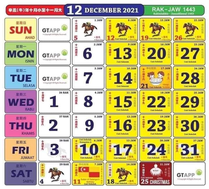 Kalendar 2021 & Perubahan Cuti Sekolah Takwim Persekolahan KPM