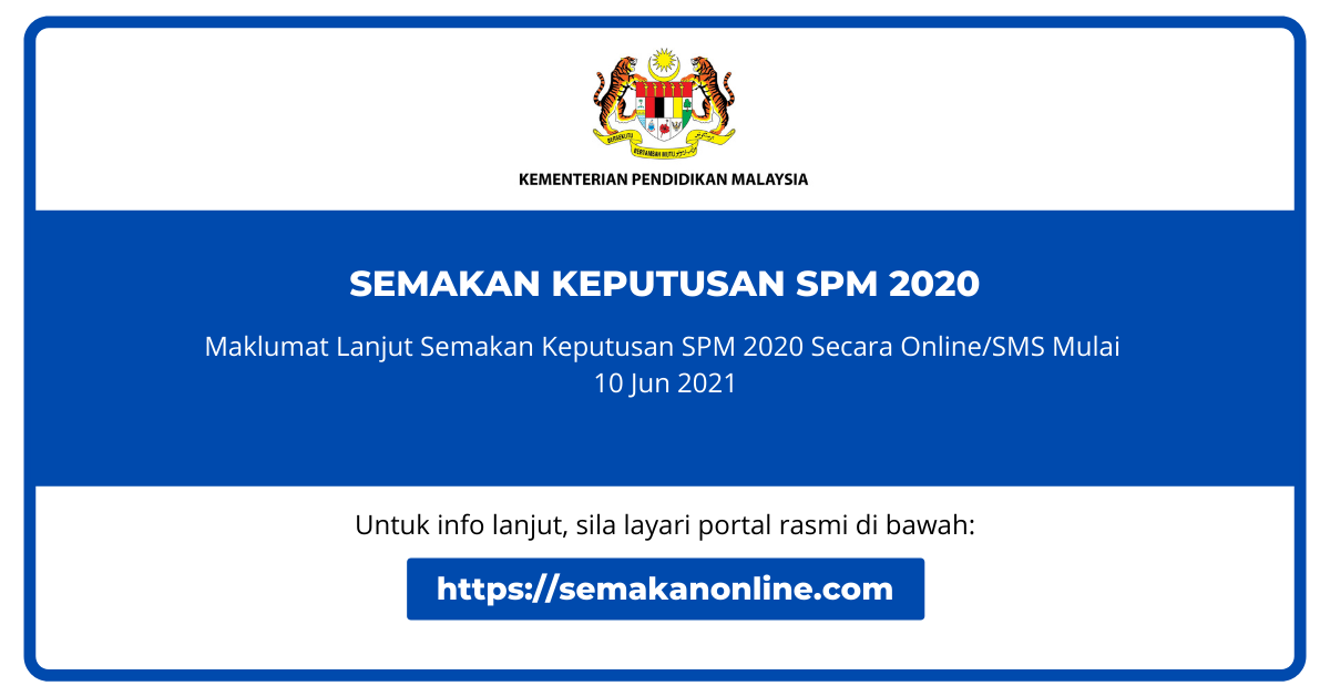 How to check spm result online 2021