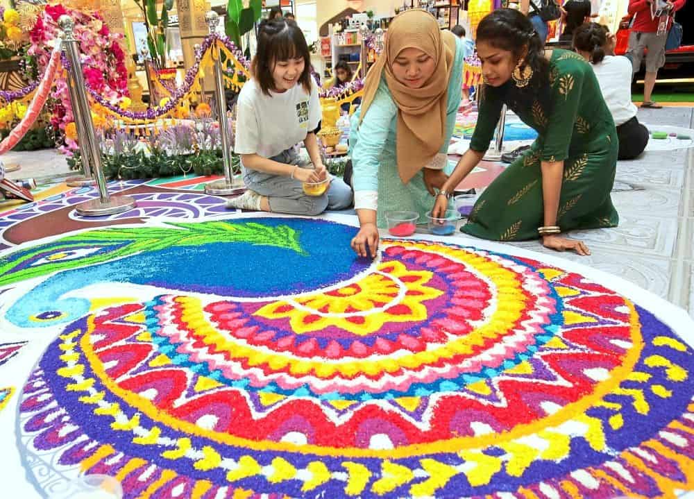 Kolam Deepavali